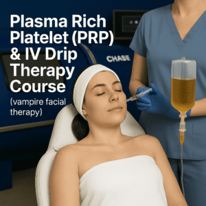 Plasma Rich Platlet PRP (vampire facial therapy) & IV Drip Therapy Course